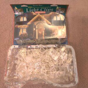 Santa's Best EZ Light Clips, 2 Packages, 200 Clips, New